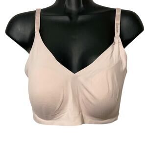 Calvin Klein Womens Invisibles Lightly Lined Triangle Bralette Bra QF5753 Pink L